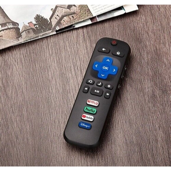 Replacement Remote Control for Roku TV All TCL Hisense Series Smart TVs, 2 Pack - Picture 5 of 8